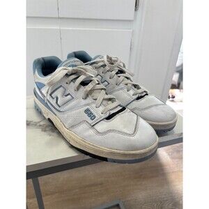 New Balance 550 UNC White Blue Leather Athletic Shoes Size 13 Men's BB550HL1